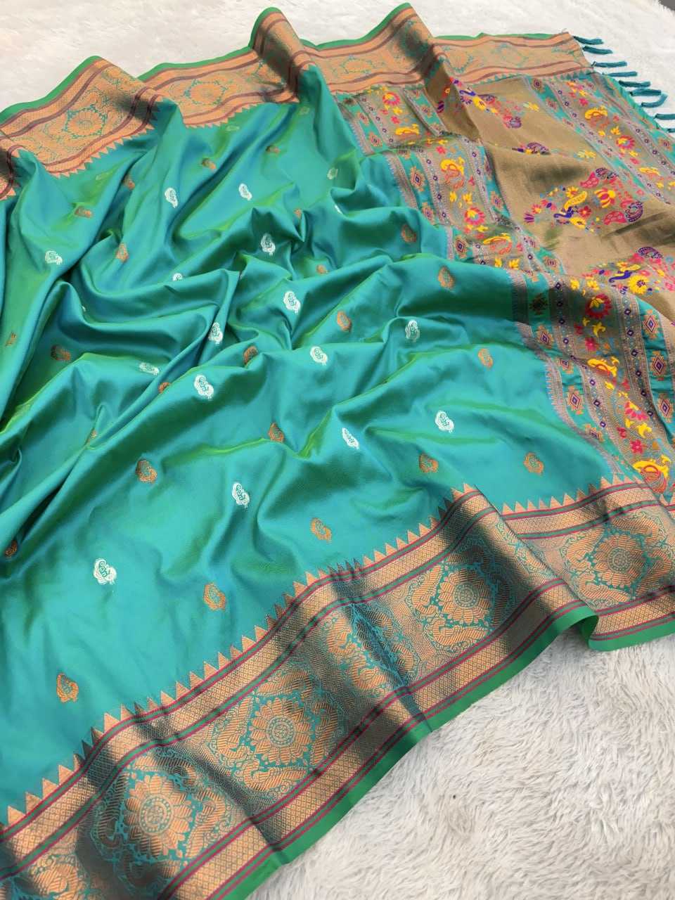 Ynf Soft Silk RIN116 MEHFIL Silk Sarees Wholesale Paithani Sarees Heavy Silk Sarees Soft Silk Sarees Pure Zari Silk Sarees Manufacturer- Kapda Export