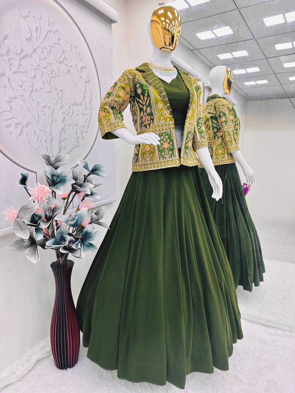 Ynf 3D Silk KESH490 641 Lehengas Wedding Collections Wholesale Silk Lehenga Designer Lehenga Choli Lehenga For Mehndi Mehendi Outfits Manufacturer- Kapda Export