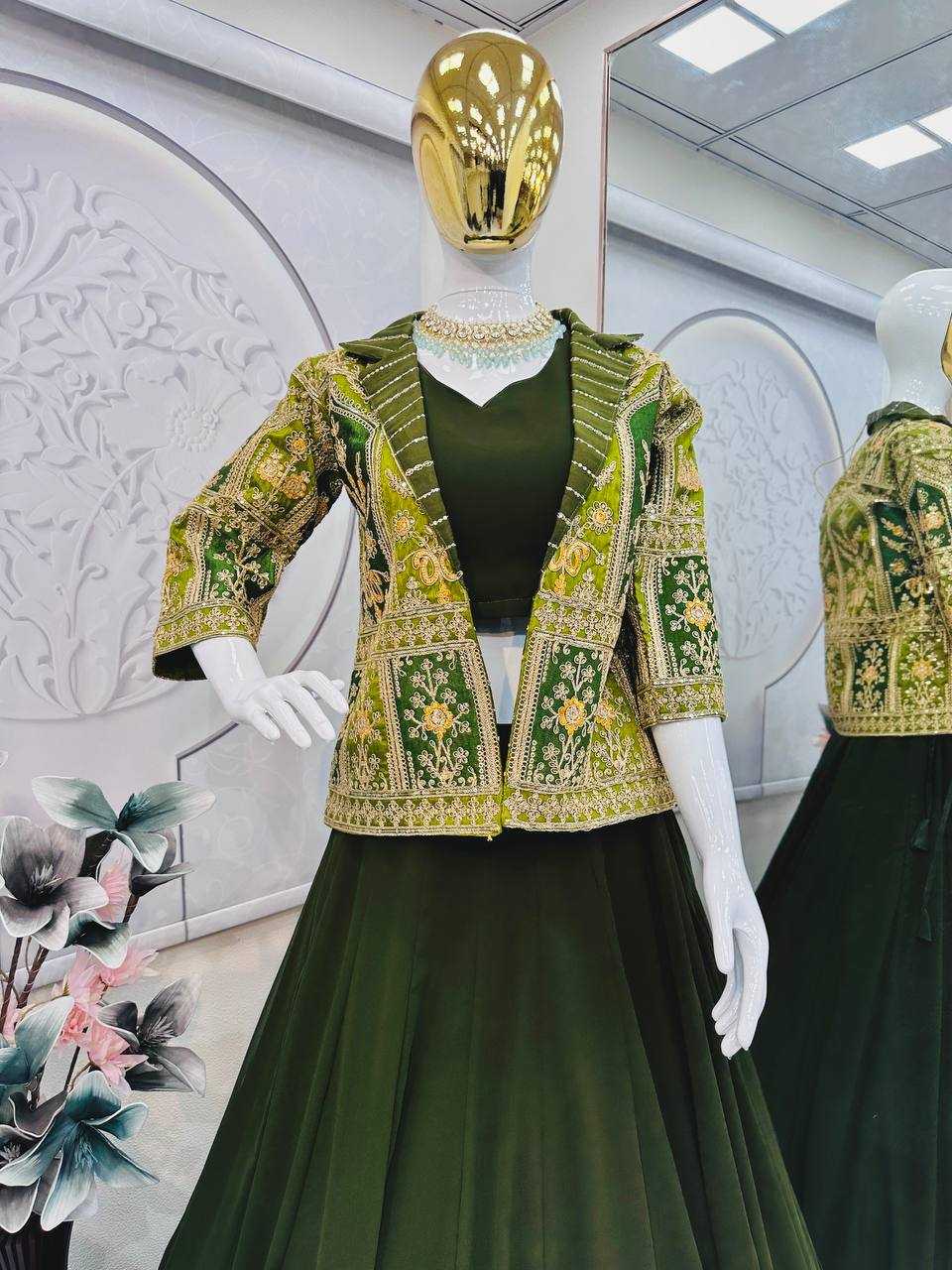 Ynf 3D Silk KESH490 641 Lehengas Wedding Collections Wholesale Silk Lehenga Designer Lehenga Choli Lehenga For Mehndi Mehendi Outfits Manufacturer- Kapda Export