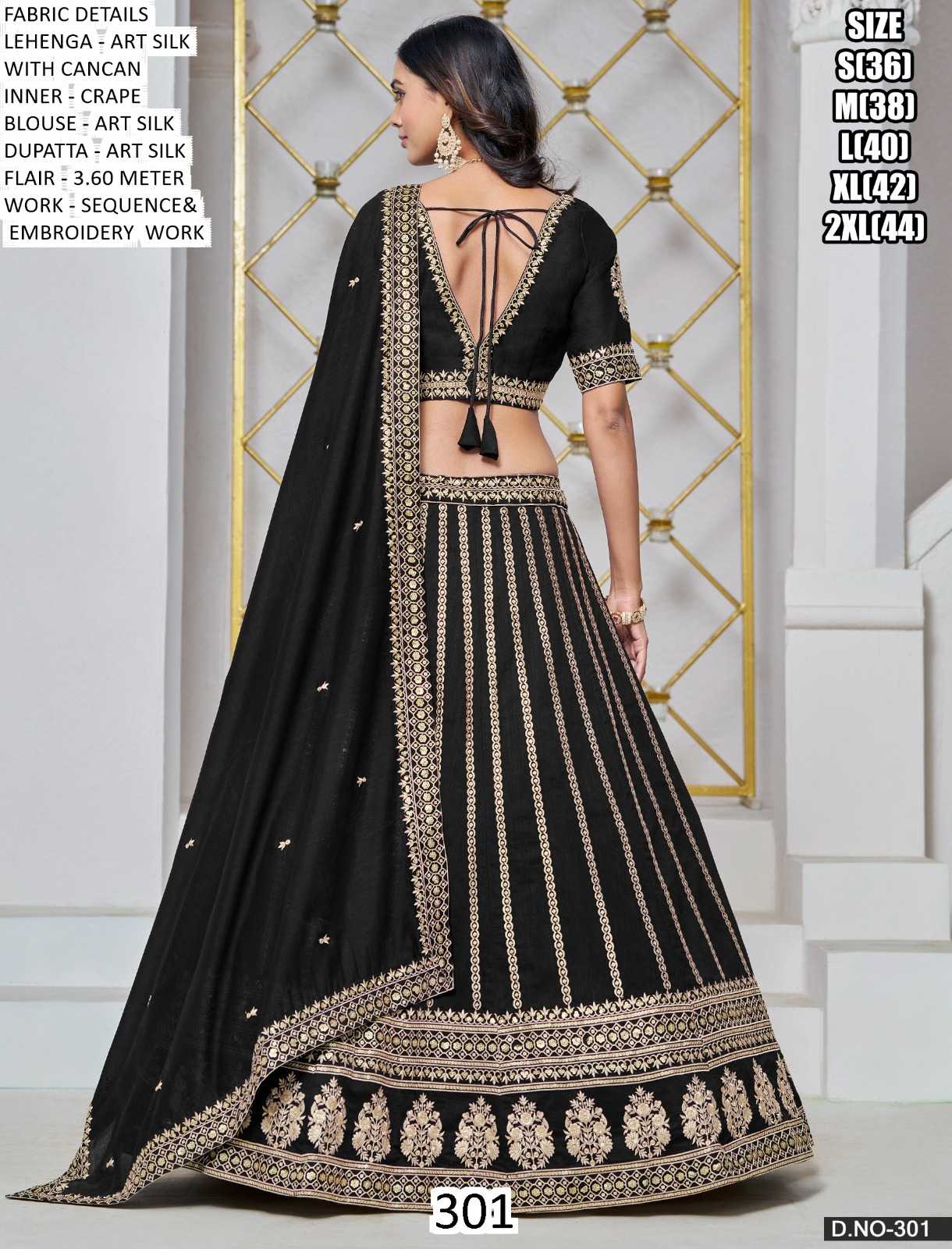Ynf Art Silk KESH481 301 Lehengas Wedding Collections Festive Collections Wholesale Silk Lehenga Lehenga With Cancan After-Party Outfits Manufacturer- Kapda Export