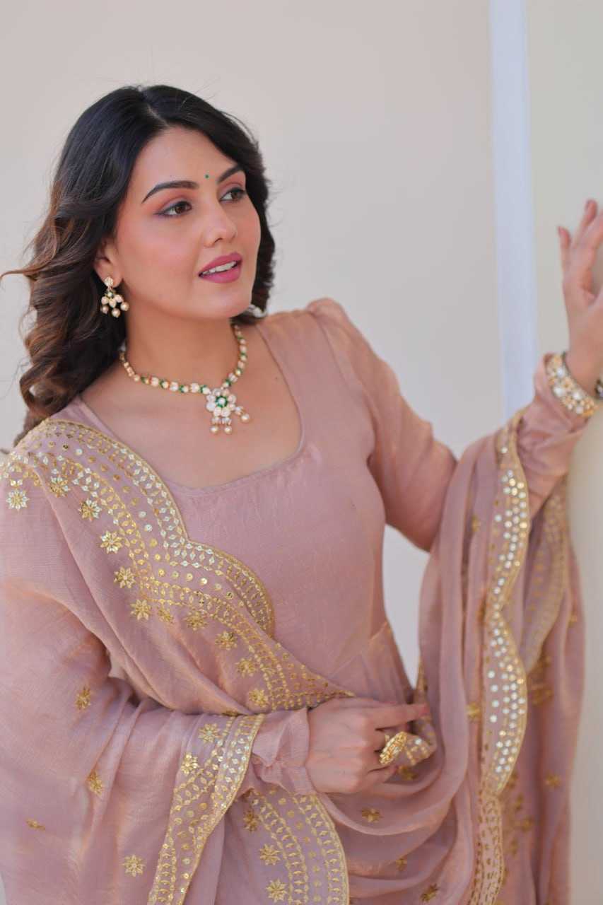 Ynf Chiffon KESH491 9235 Gowns Wedding Collections Festive Collections Wholesale Gown With Dupatta Full Sleeve Gowns Chiffon Gowns Manufacturer- Kapda Export