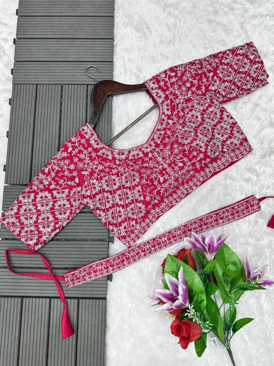 Ynf Chinon RIN222 VT-642 Sarees Wedding Collections Festive Collections Wholesale Ready To Wear Sarees Saree with Belt Sarees With Blouse Manufacturer- Kapda Export