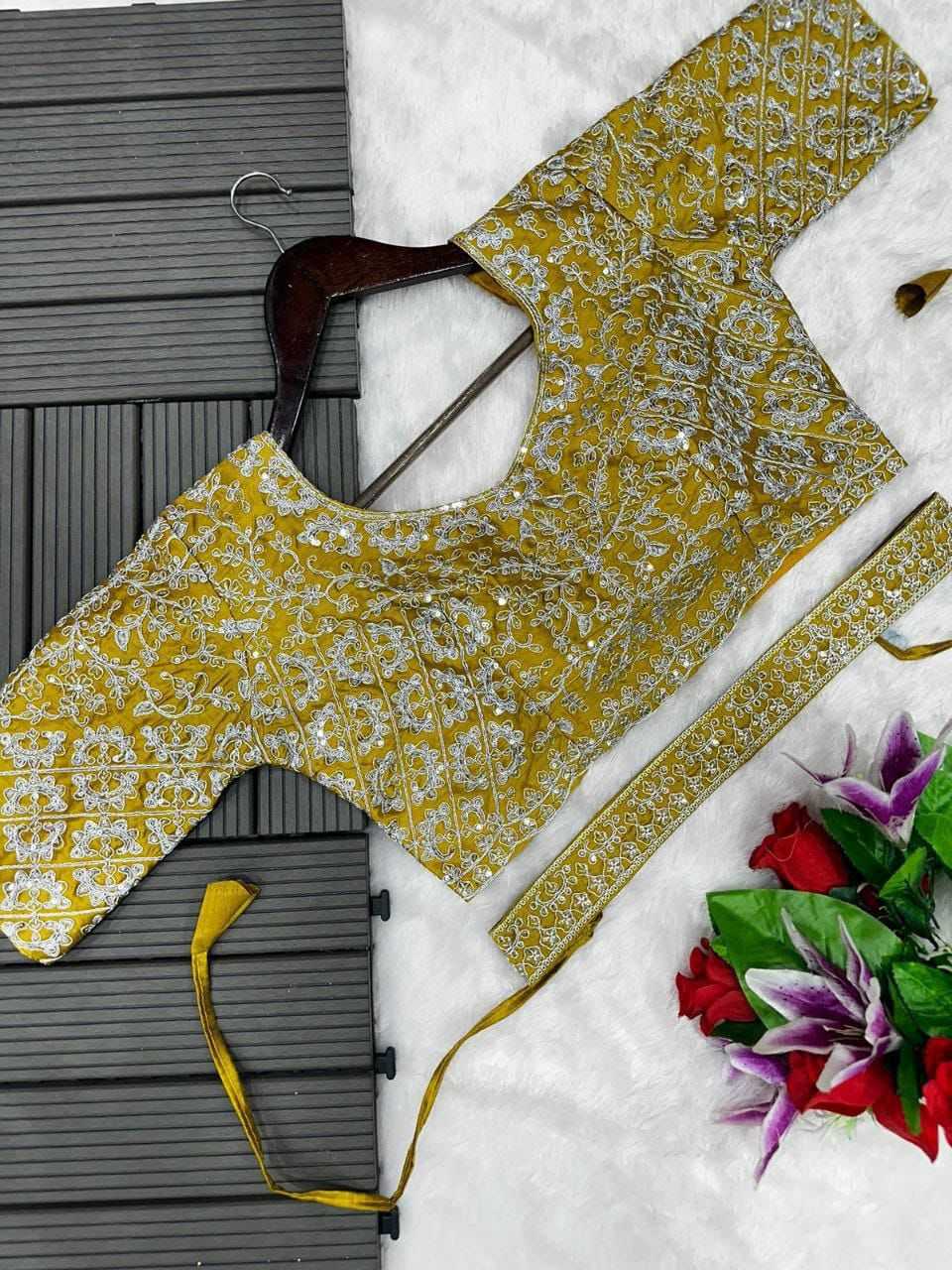 Ynf Chinon RIN222 VT-642 Sarees Wedding Collections Festive Collections Wholesale Ready To Wear Sarees Saree with Belt Sarees With Blouse Manufacturer- Kapda Export