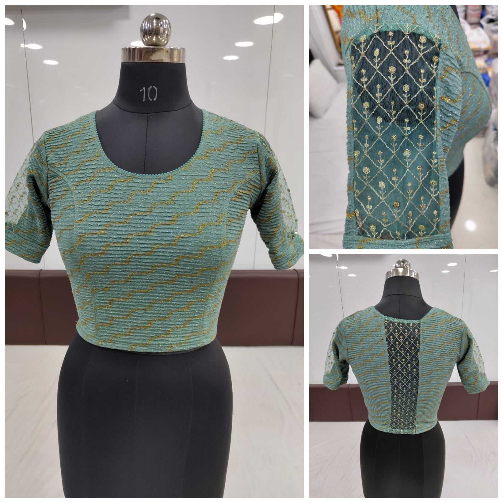 Ynf Crush Silk KESH426 NAINA-1 Readymade Blouses Wedding Collections Festive Collections Wholesale Stretchable Blouse Embroidered Blouses Party Wear Blouse Manufacturer- Kapda Export