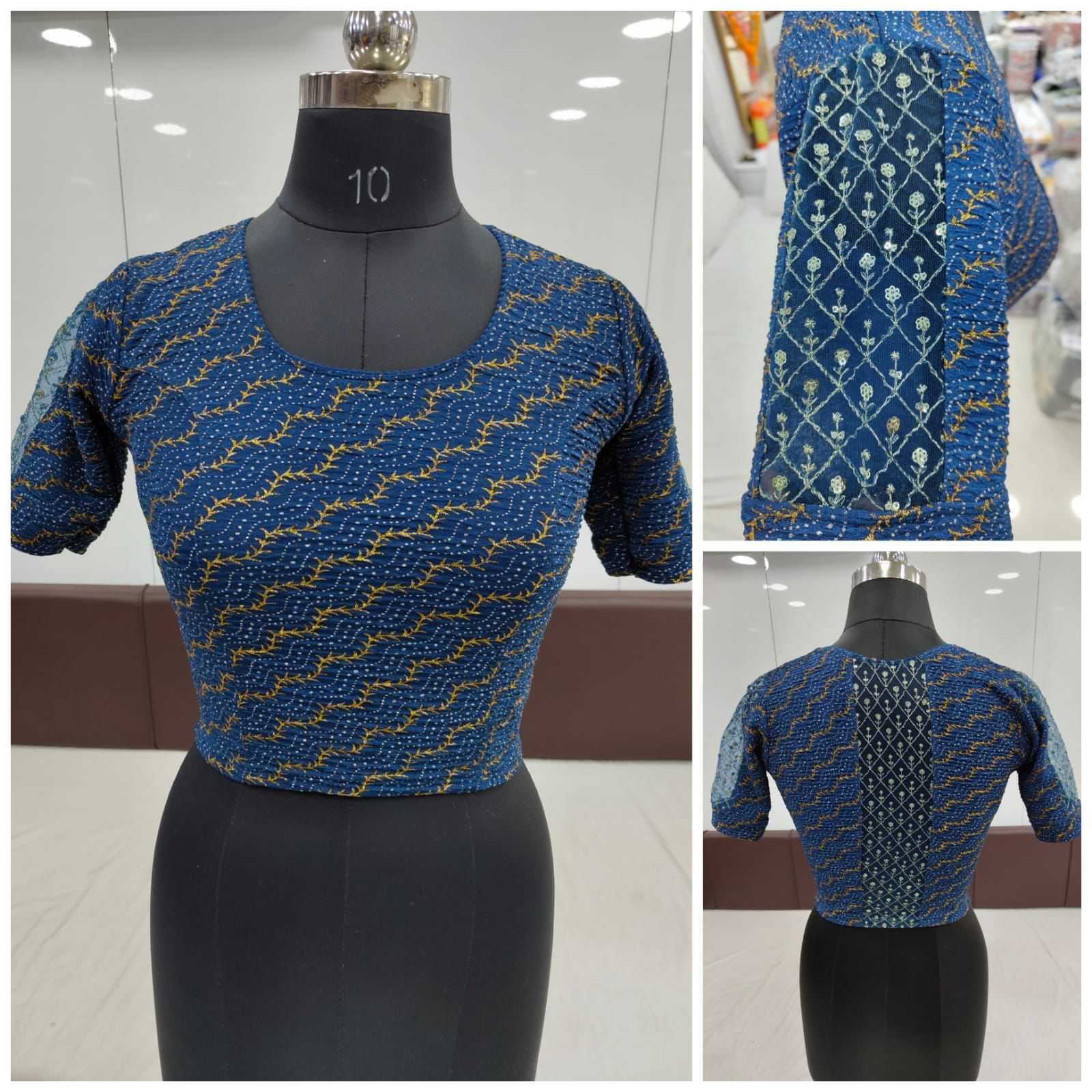 Ynf Crush Silk KESH426 NAINA-1 Readymade Blouses Wedding Collections Festive Collections Wholesale Stretchable Blouse Embroidered Blouses Party Wear Blouse Manufacturer- Kapda Export
