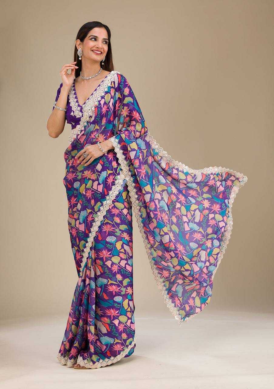Ynf Georgette KESH490 1303 Sarees Wedding Collections Wholesale Designer Sarees Printed Sarees Georgette Sarees After-Party Outfits Manufacturer- Kapda Export