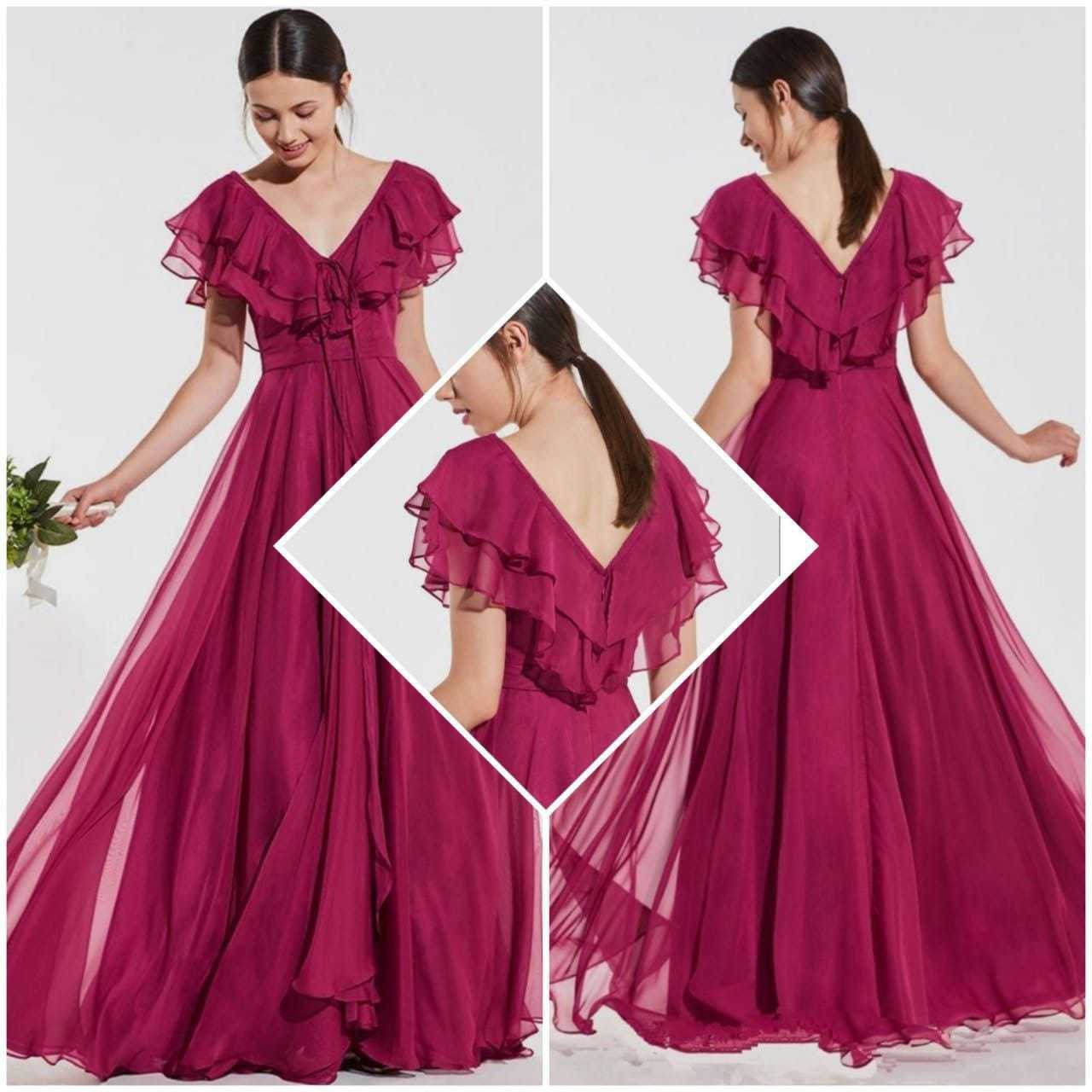 Ynf Georgette RIN157 PC-2030 Gowns Festive Collections Plus Size Collections Wholesale Fancy Gowns Georgette Gown Party Wear Gowns Manufacturer- Kapda Export