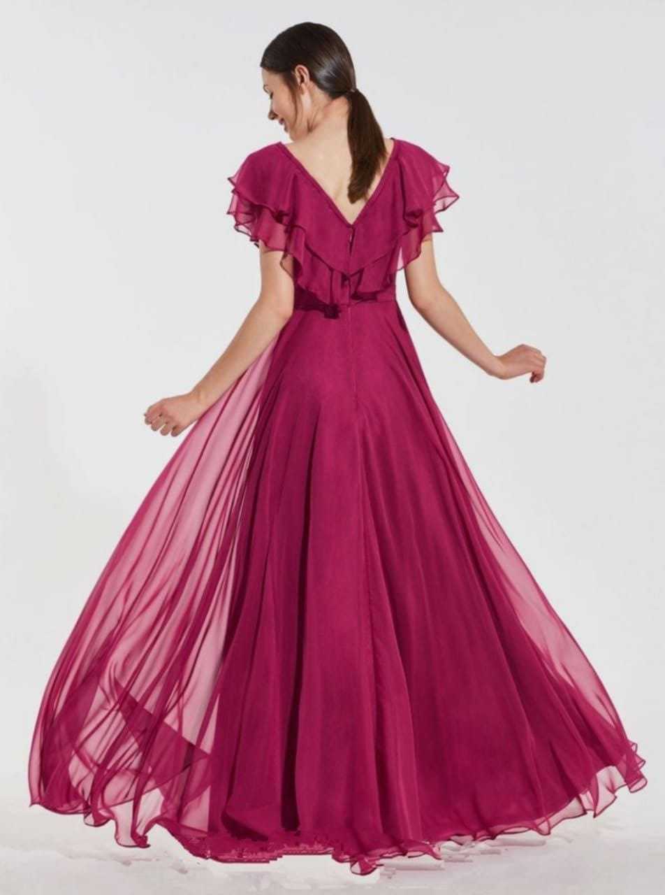 Ynf Georgette RIN157 PC-2030 Gowns Festive Collections Plus Size Collections Wholesale Fancy Gowns Georgette Gown Party Wear Gowns Manufacturer- Kapda Export