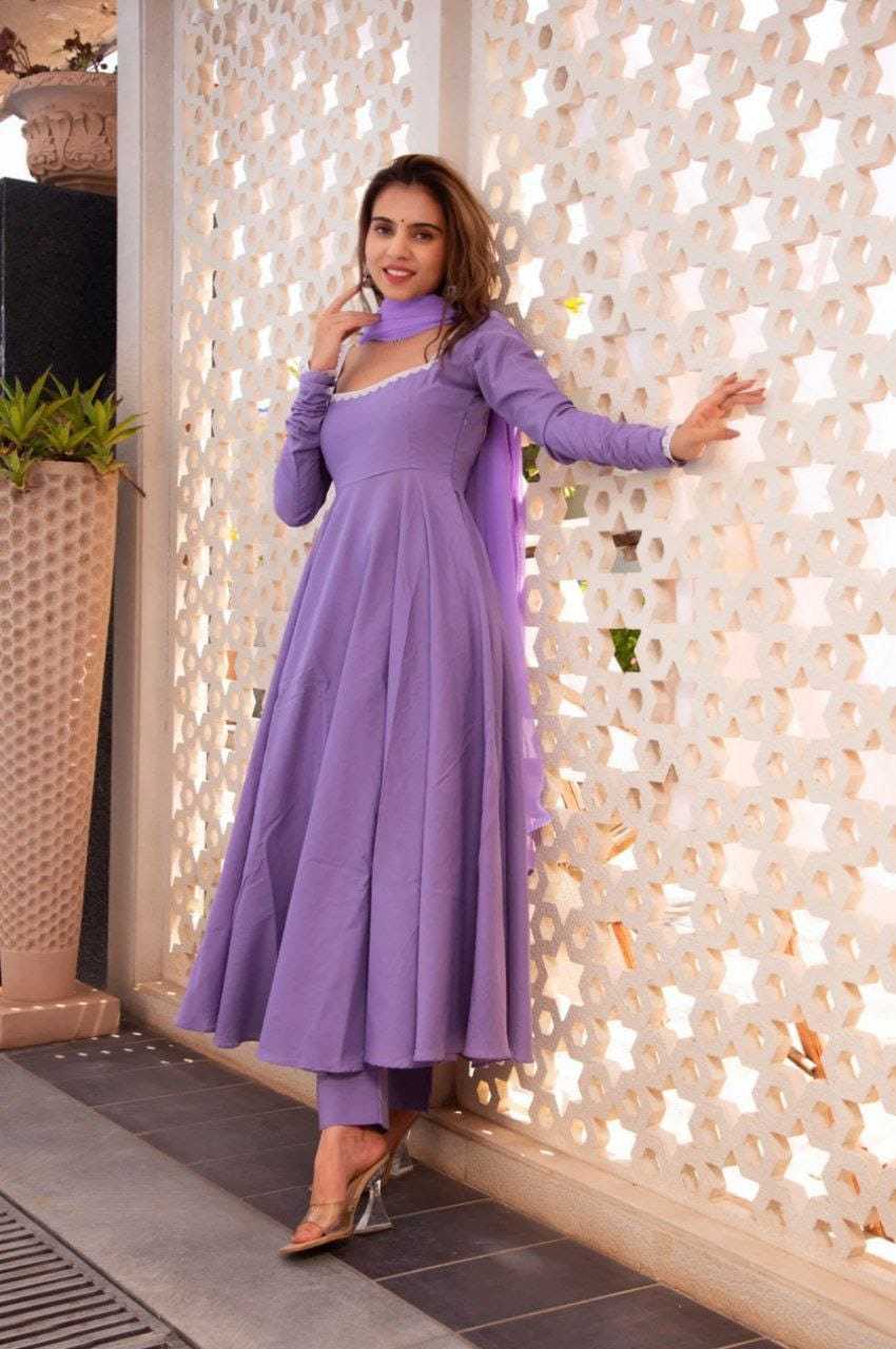 Ynf Georgette RIN157 PC-2031 Gowns Festive Collections Plus Size Collections Wholesale Georgette Gown Gown With Dupatta Fit And Flare Gowns Manufacturer- Kapda Export