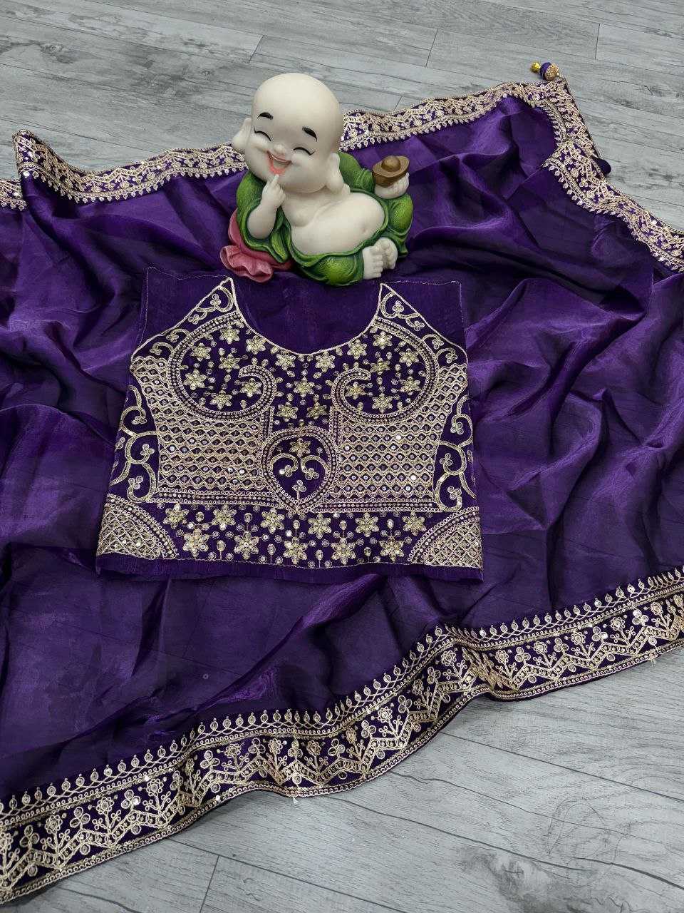 Ynf Jimmy Choo KESH487 840 Sarees Bollywood Collections Festive Collections Wholesale Jimmy Choo Sarees Ananya Pandey Sarees Sarees With Blouse Manufacturer- Kapda Export