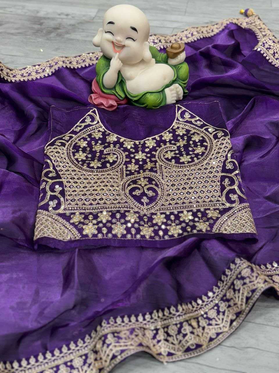 Ynf Jimmy Choo KESH487 840 Sarees Bollywood Collections Festive Collections Wholesale Jimmy Choo Sarees Ananya Pandey Sarees Sarees With Blouse Manufacturer- Kapda Export