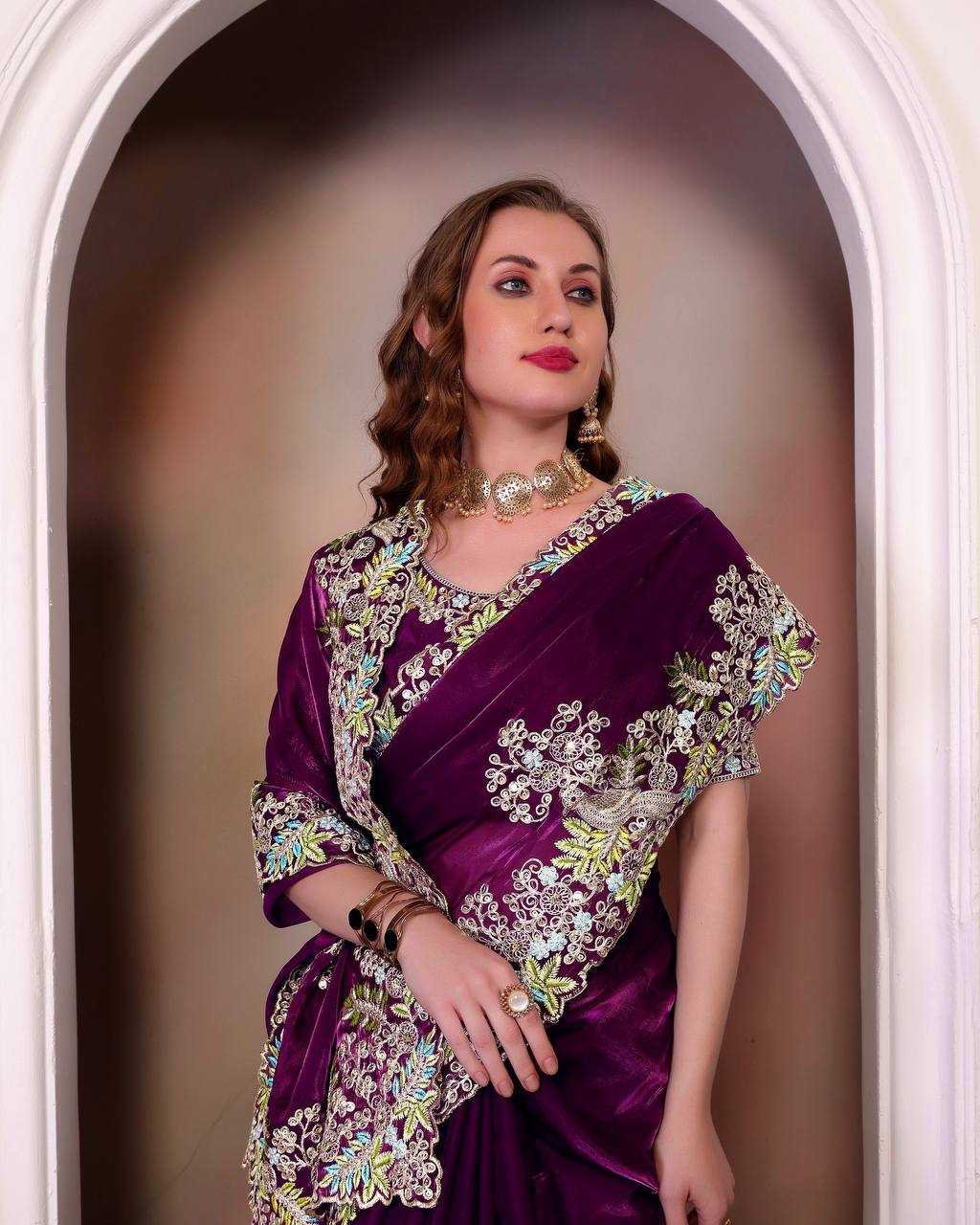 Ynf Jimmy Choo KESH490 1285 Sarees Silk Sarees Wedding Collections Wholesale Designer Sarees Jimmy Choo Sarees Embroidered Sarees Reception Outfits Manufacturer- Kapda Export