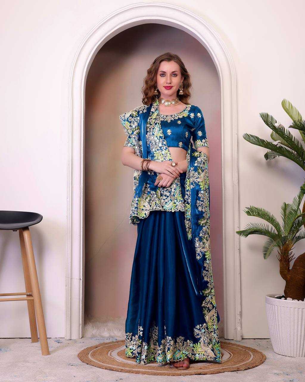 Ynf Jimmy Choo KESH490 1285 Sarees Silk Sarees Wedding Collections Wholesale Designer Sarees Jimmy Choo Sarees Embroidered Sarees Reception Outfits Manufacturer- Kapda Export
