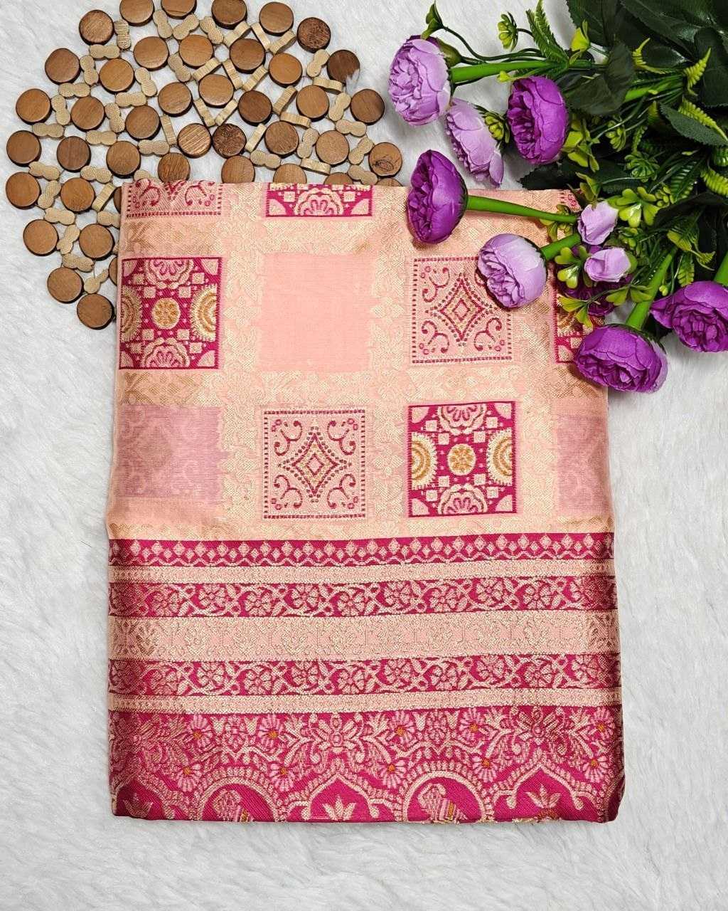 Ynf Kota Checks RIN207 132 Sarees Wholesale Jacquard Saree Zari Border Sarees Kora Sarees Manufacturer- Kapda Export