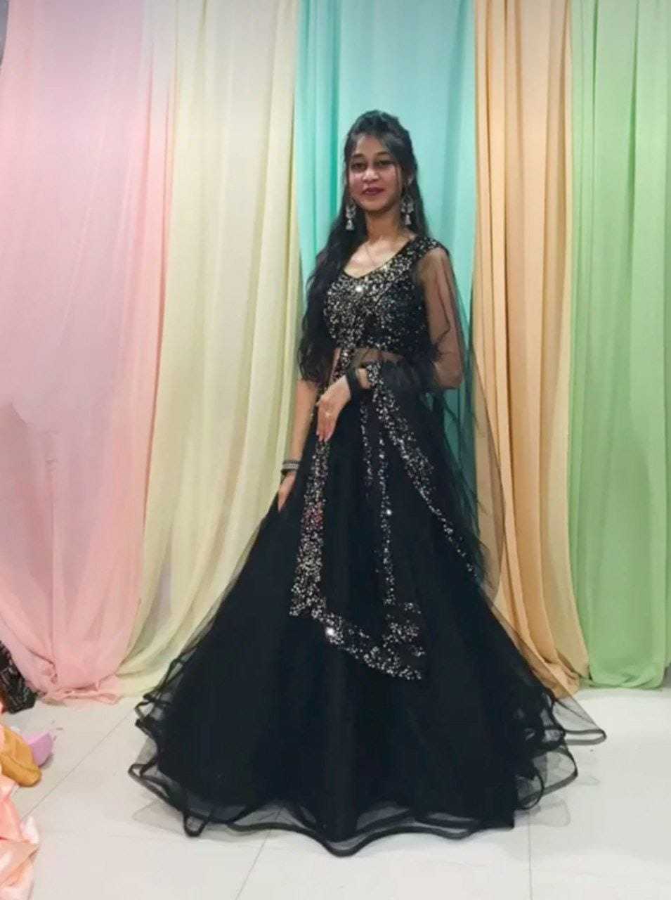 Ynf Net RIN157 PC-5197 Lehengas Festive Collections Plus Size Collections Wholesale Net Fancy Lehenga Lehenga With Blouse Plus Size Lehenga Manufacturer- Kapda Export