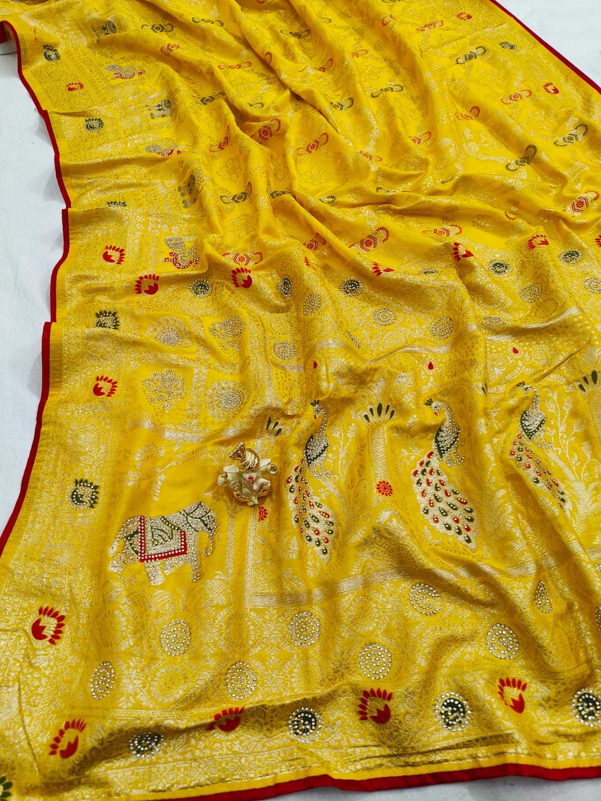 Ynf Pure Viscos RIN128 254 Sarees Wedding Collections Festive Collections Wholesale Viscose Saree Sarees With Blouse Pongal Collections Manufacturer- Kapda Export