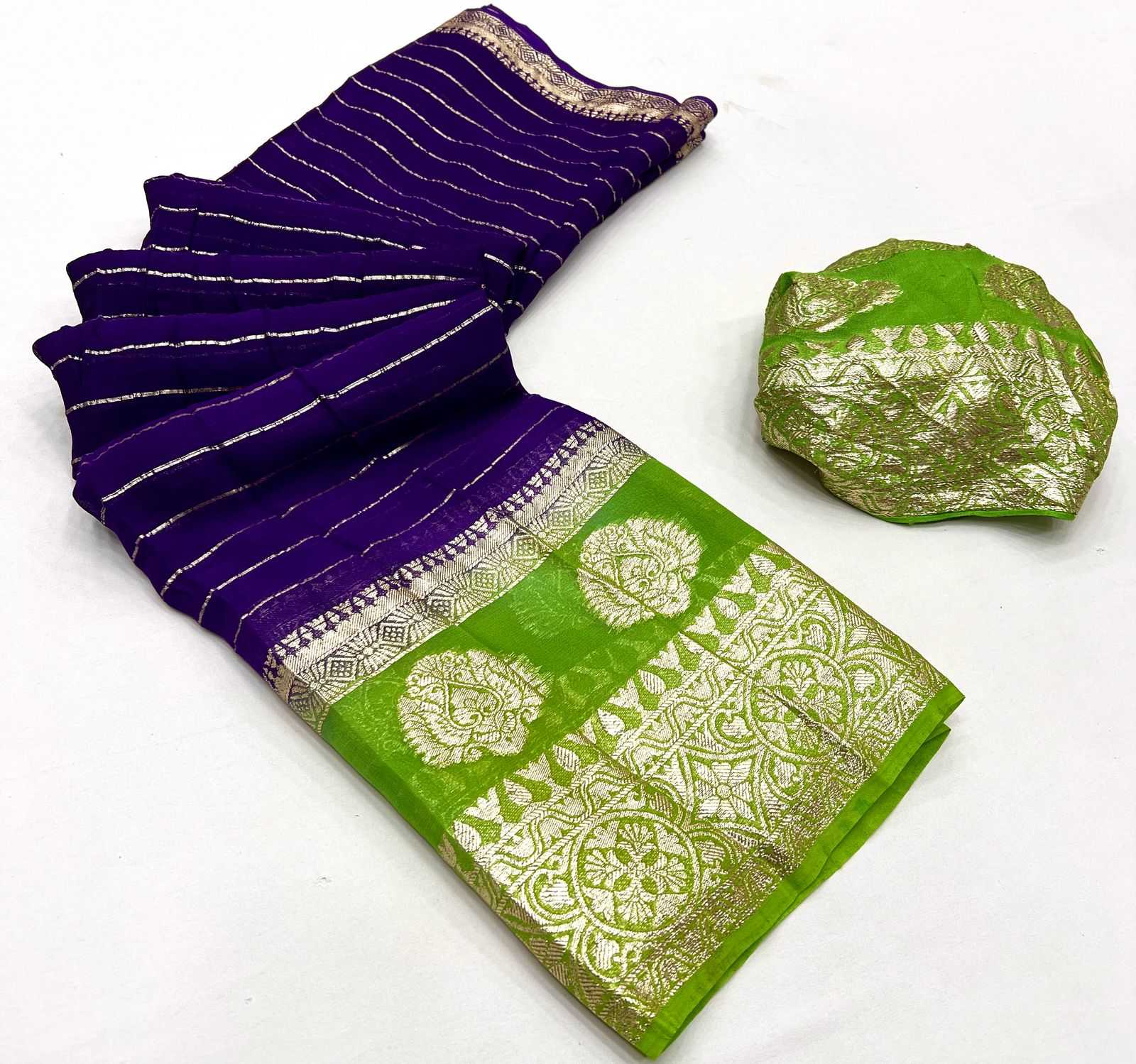 Ynf Pure Viscos RIN198 204 Sarees Wedding Collections Festive Collections Wholesale Viscose Saree Sarees With Blouse Orange Sarees Manufacturer- Kapda Export