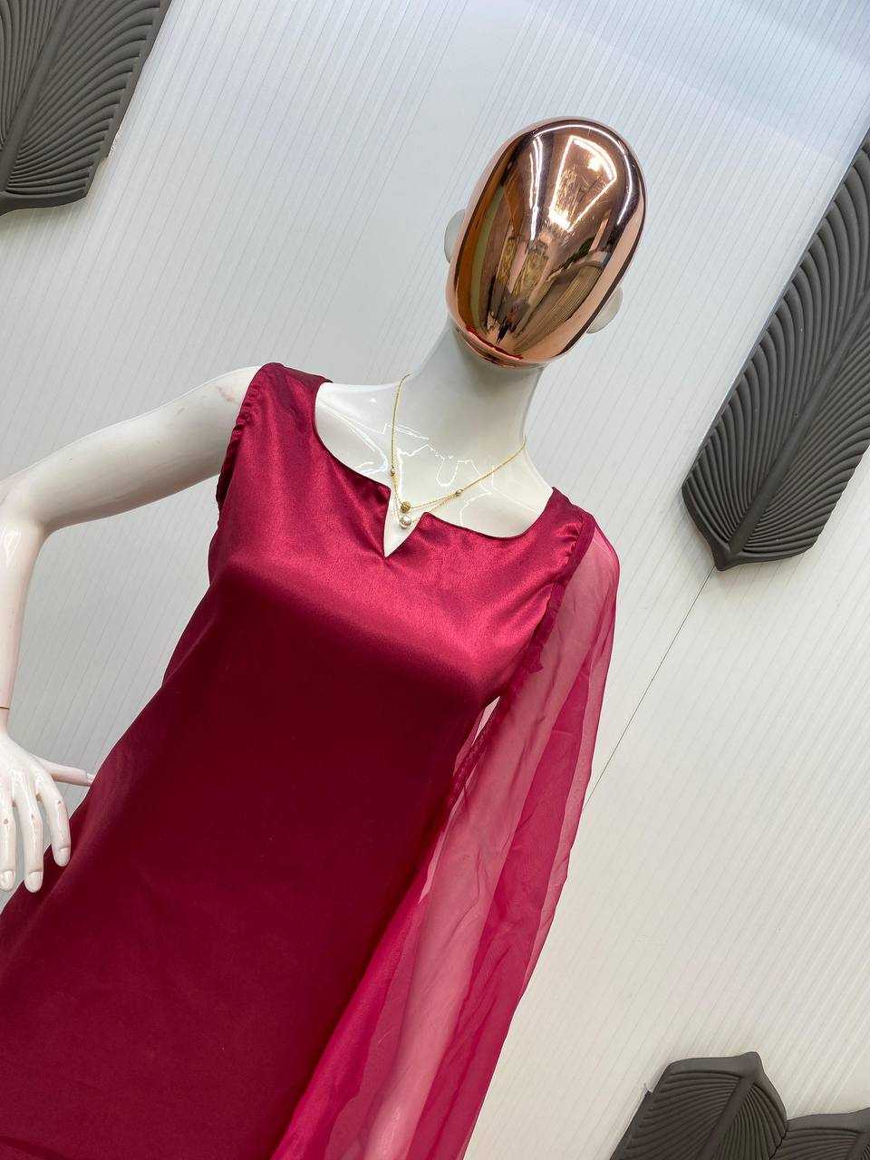 Ynf Satin RIN141 1949 Suits & Dresses Bollywood Collections Wholesale Designer dresses Hina Khan Collections Manufacturer- Kapda Export