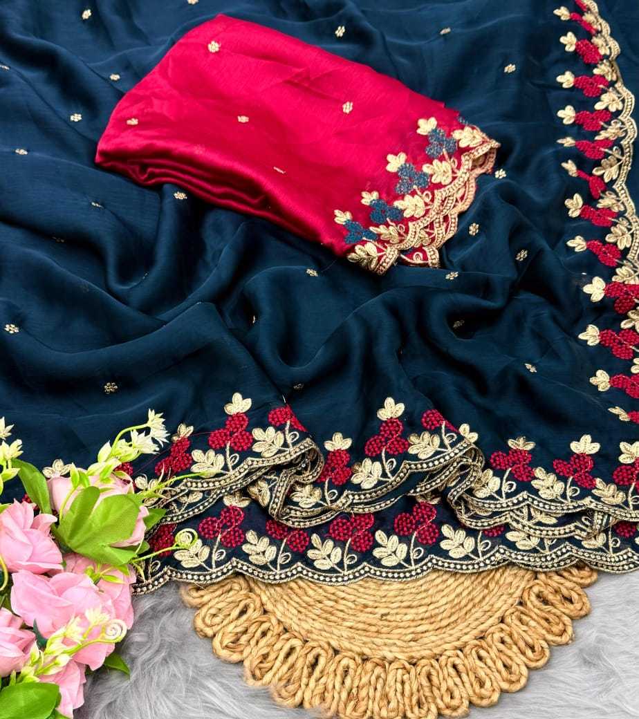 Ynf Satin RIN171 832 Sarees Wedding Collections Festive Collections Wholesale Embroidered Sarees Satin Sarees Bridesmaid Outfits Manufacturer- Kapda Export