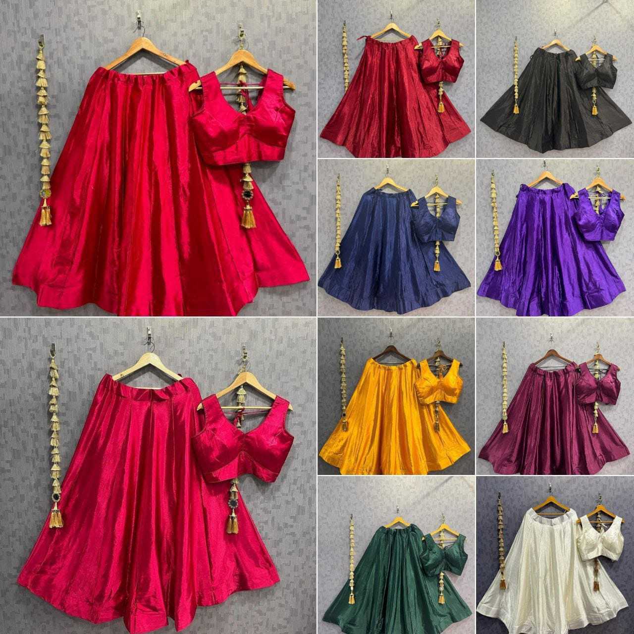 Ynf Satin Silk RIN157 PC-50096 Lehengas Festive Collections Plus Size Collections Wholesale Satin Lehenga Lehenga With Blouse Plus Size Lehenga Manufacturer- Kapda Export