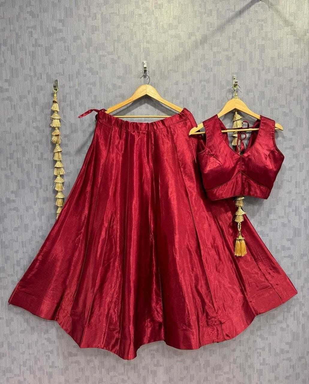 Ynf Satin Silk RIN157 PC-50096 Lehengas Festive Collections Plus Size Collections Wholesale Satin Lehenga Lehenga With Blouse Plus Size Lehenga Manufacturer- Kapda Export