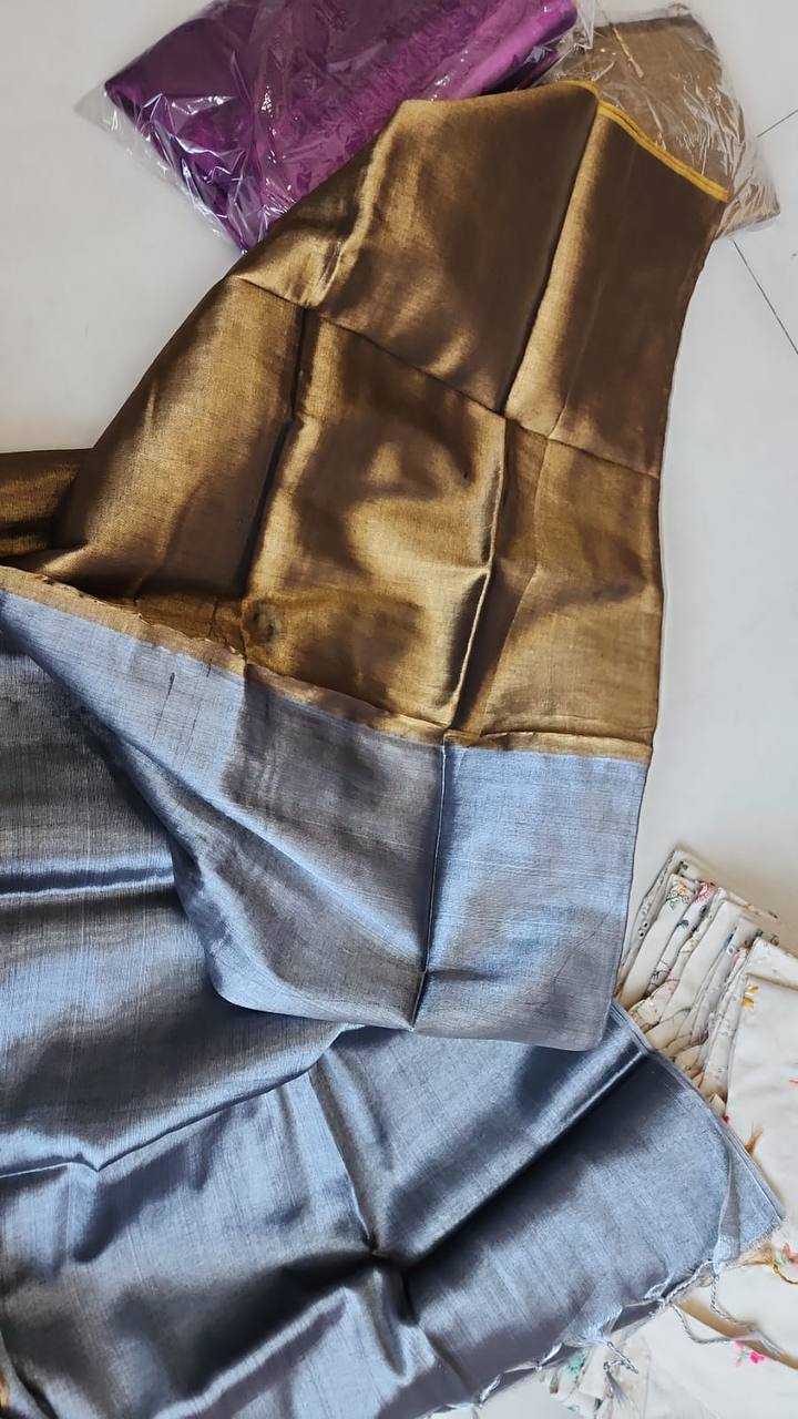 Ynf Tissue Silk KESH388 105 Sarees Wholesale Tissue Silk Saree Half-and-Half Sarees Silk Sarees Manufacturer- Kapda Export