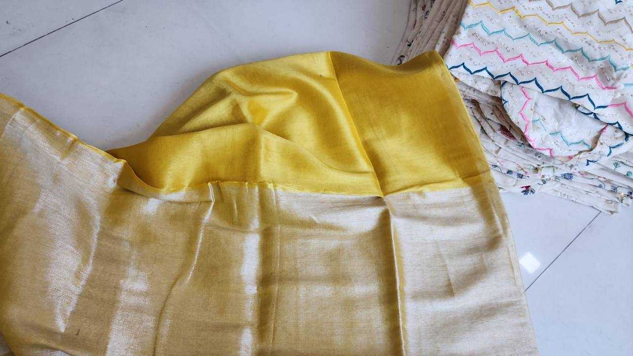 Ynf Tissue Silk KESH388 105 Sarees Wholesale Tissue Silk Saree Half-and-Half Sarees Silk Sarees Manufacturer- Kapda Export