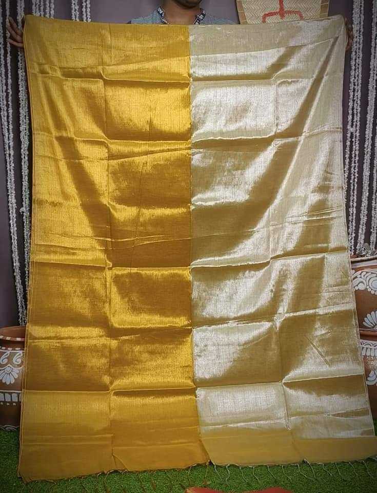 Ynf Tissue Silk KESH388 105 Sarees Wholesale Tissue Silk Saree Half-and-Half Sarees Silk Sarees Manufacturer- Kapda Export