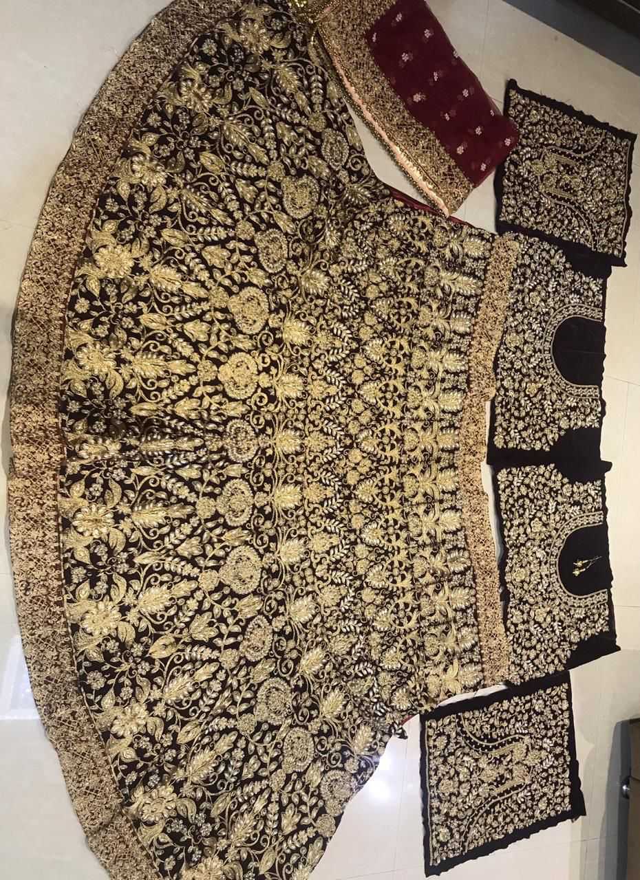 Ynf Velvet KESH494 MC-1086 Lehengas Wedding Collections Festive Collections Wholesale Bridal Lehenga Velvet Lehenga Anarkali Lehenga Manufacturer- Kapda Export