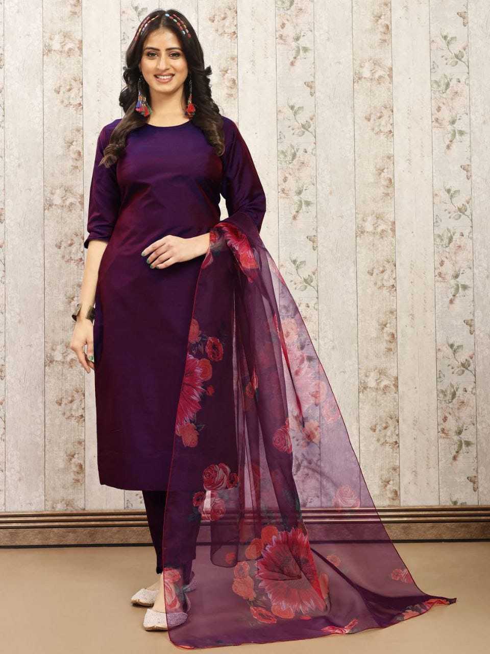 Ynf Art Silk RIN222 SI-227 Kurti Wedding Collections Plus Size Collections Wholesale Printed Kurtis Silk Kurtis Round Neck Kurtis Manufacturer- Kapda Export