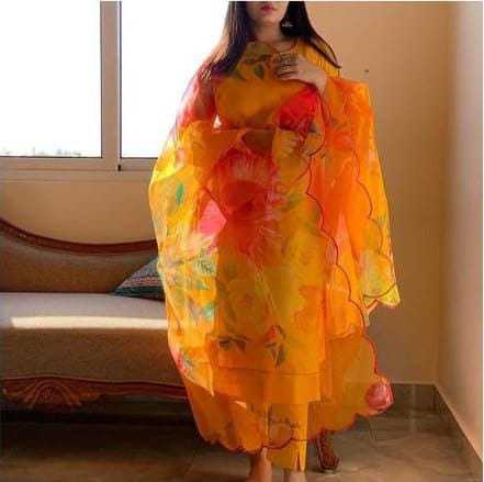 Ynf Art Silk RIN222 SI-227 Kurti Wedding Collections Plus Size Collections Wholesale Printed Kurtis Silk Kurtis Round Neck Kurtis Manufacturer- Kapda Export