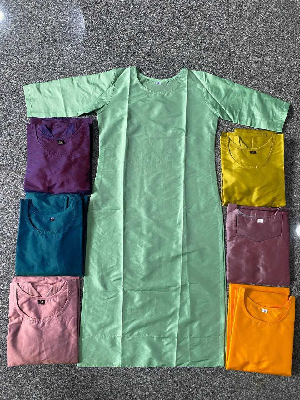 Ynf Art Silk RIN222 SI-227 Kurti Wedding Collections Plus Size Collections Wholesale Printed Kurtis Silk Kurtis Round Neck Kurtis Manufacturer- Kapda Export