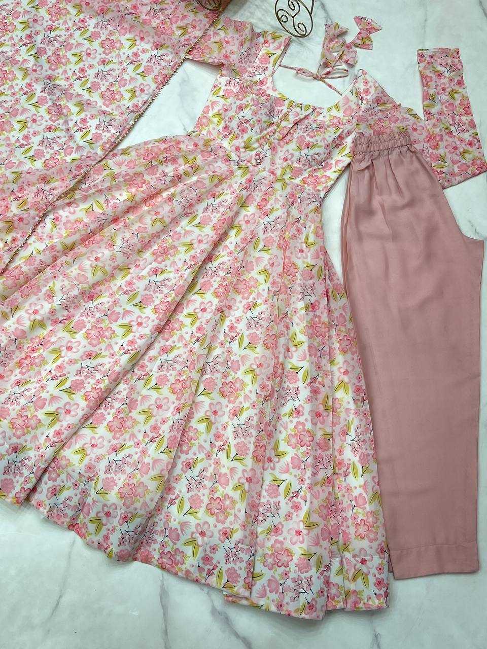 Ynf Chiffon KESH504 284 Gowns Wholesale Fancy Gowns Anarkali Gown Chiffon Gowns Manufacturer- Kapda Export