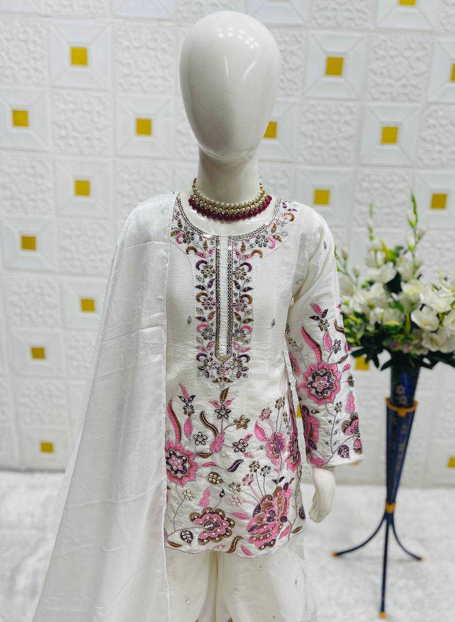 Ynf Chinon Silk KESH415 212 Kids Wear Wholesale Kids Suit Kids Ethnic Wear Kids Traditional Outfits Manufacturer- Kapda Export