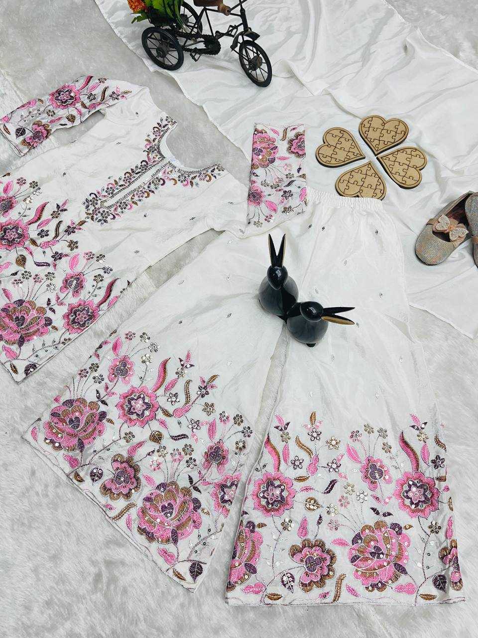 Ynf Chinon Silk KESH415 212 Kids Wear Wholesale Kids Suit Kids Ethnic Wear Kids Traditional Outfits Manufacturer- Kapda Export