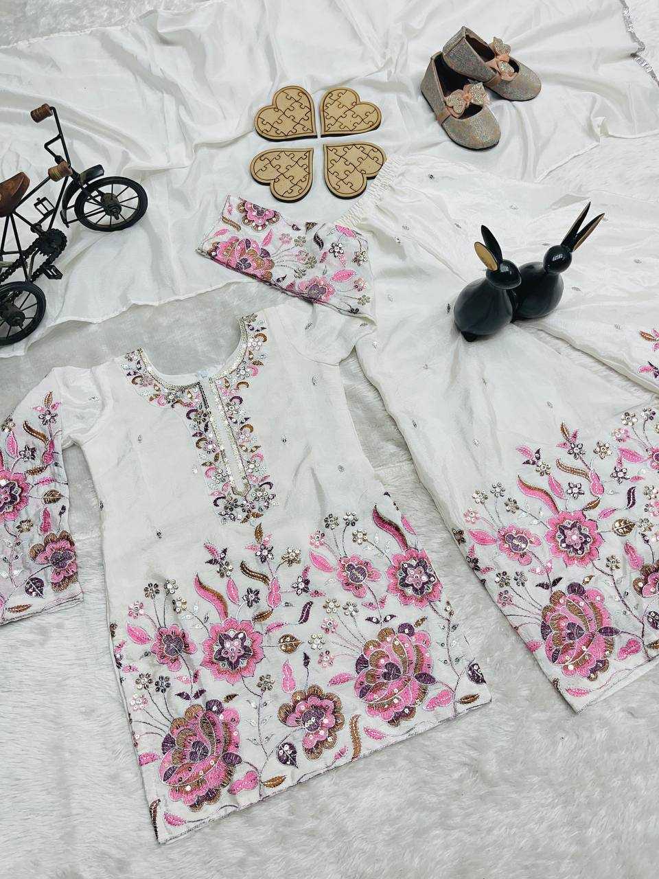 Ynf Chinon Silk KESH415 212 Kids Wear Wholesale Kids Suit Kids Ethnic Wear Kids Traditional Outfits Manufacturer- Kapda Export