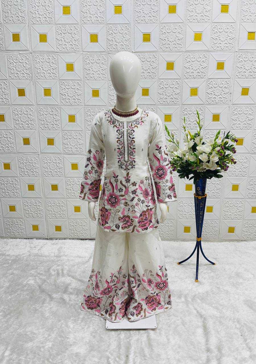 Ynf Chinon Silk KESH415 212 Kids Wear Wholesale Kids Suit Kids Ethnic Wear Kids Traditional Outfits Manufacturer- Kapda Export