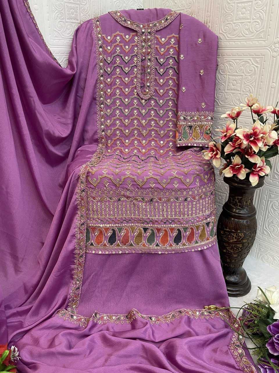 Ynf Chinon Silk RIN131 5101 Suits & Dresses Bollywood Collections Wholesale Palazzo Suit Kiara Advani Manufacturer- Kapda Export