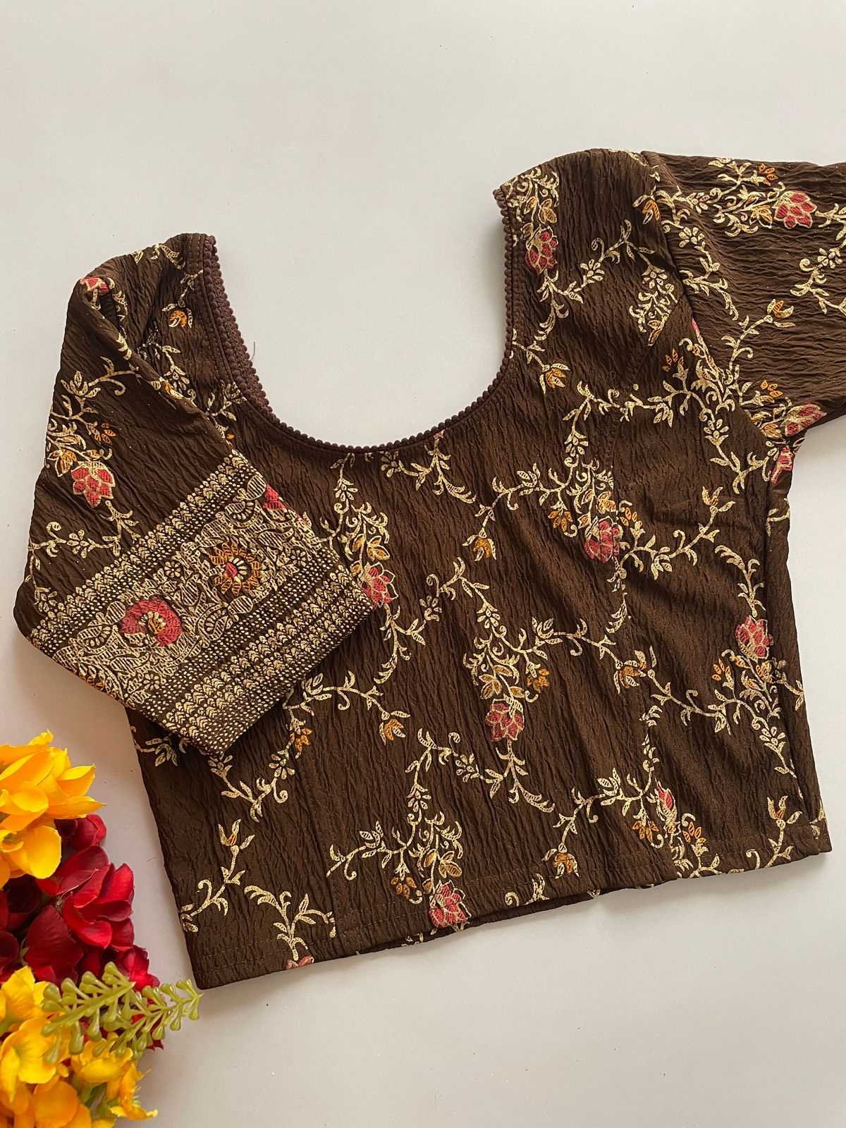 Ynf Cotton KESH426 227 Readymade Blouses Wedding Collections Festive Collections Wholesale Stretchable Blouse Cotton Blouse Party Wear Blouse Manufacturer- Kapda Export