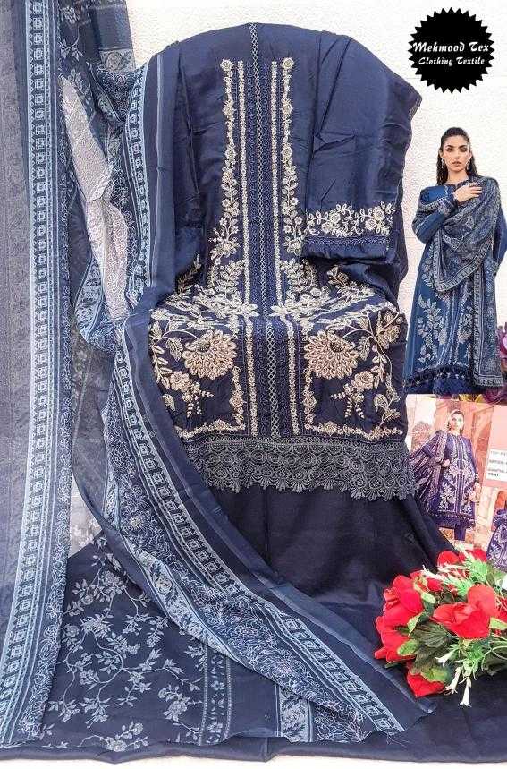 Ynf Cotton KESH444 MEHMOOD TEX-60 Suits & Dresses Wedding Collections Festive Collections Wholesale Embroidery Suits Cotton Suits Pink Salwar Suit Manufacturer- Kapda Export