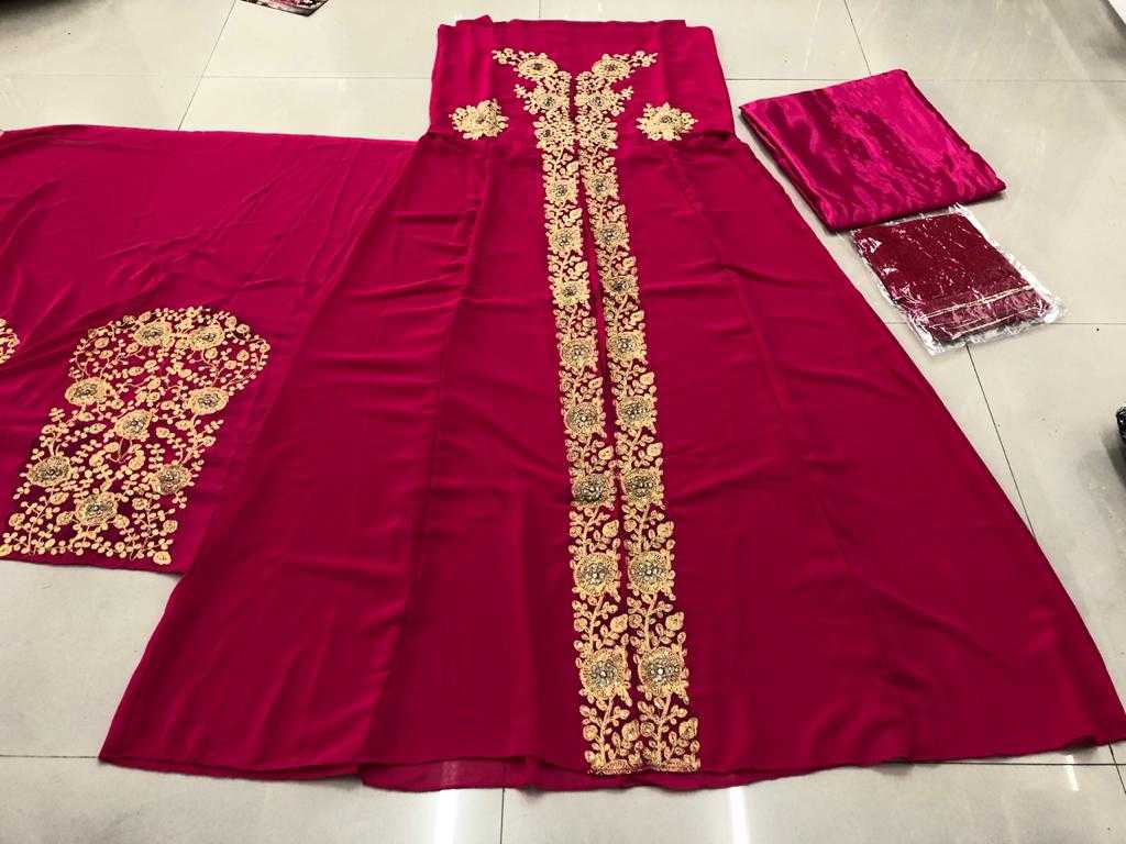 Ynf Faux Georgette KESH504 8001 Gowns Wedding Collections Bollywood Collections Wholesale Embroidery Gowns Georgette Gown Shamita Shetty Manufacturer- Kapda Export