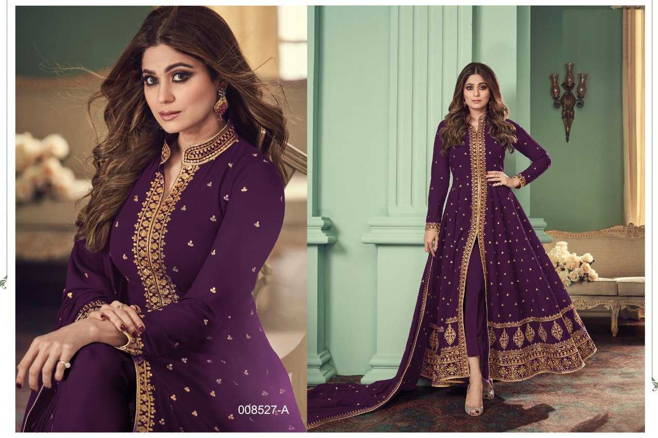 Ynf Faux Georgette KESH504 8527 Gowns Bollywood Collections Festive Collections Wholesale Georgette Gown Sequin Gowns Shamita Shetty Manufacturer- Kapda Export