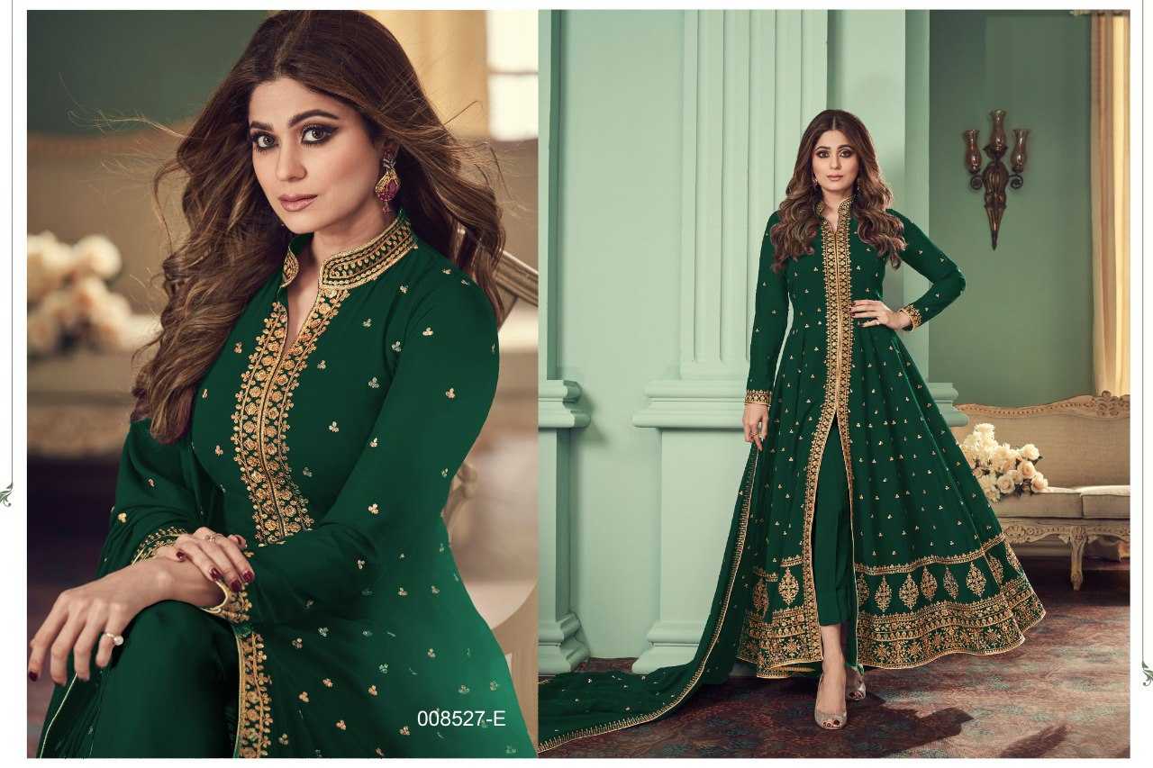 Ynf Faux Georgette KESH504 8527 Gowns Bollywood Collections Festive Collections Wholesale Georgette Gown Sequin Gowns Shamita Shetty Manufacturer- Kapda Export