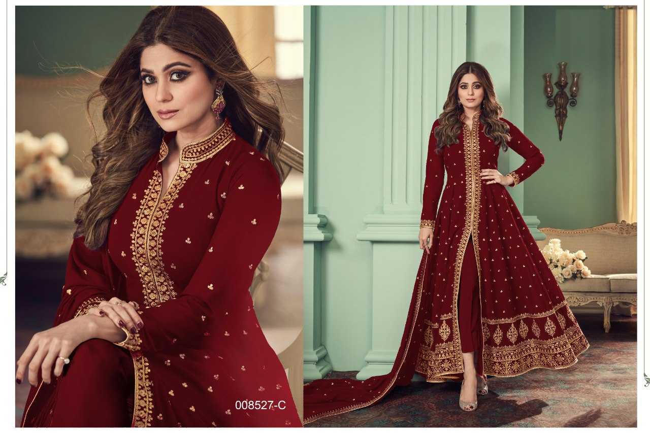 Ynf Faux Georgette KESH504 8527 Gowns Bollywood Collections Festive Collections Wholesale Georgette Gown Sequin Gowns Shamita Shetty Manufacturer- Kapda Export