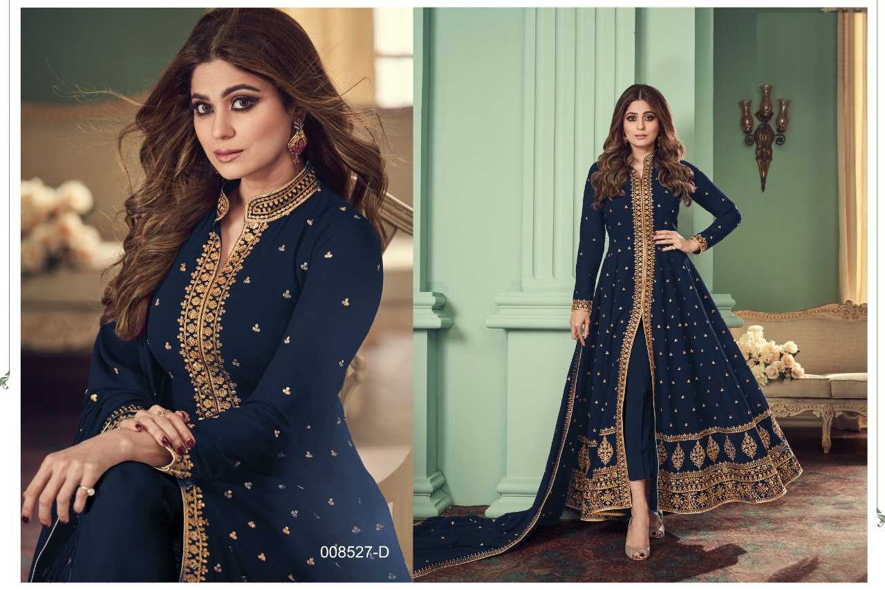 Ynf Faux Georgette KESH504 8527 Gowns Bollywood Collections Festive Collections Wholesale Georgette Gown Sequin Gowns Shamita Shetty Manufacturer- Kapda Export