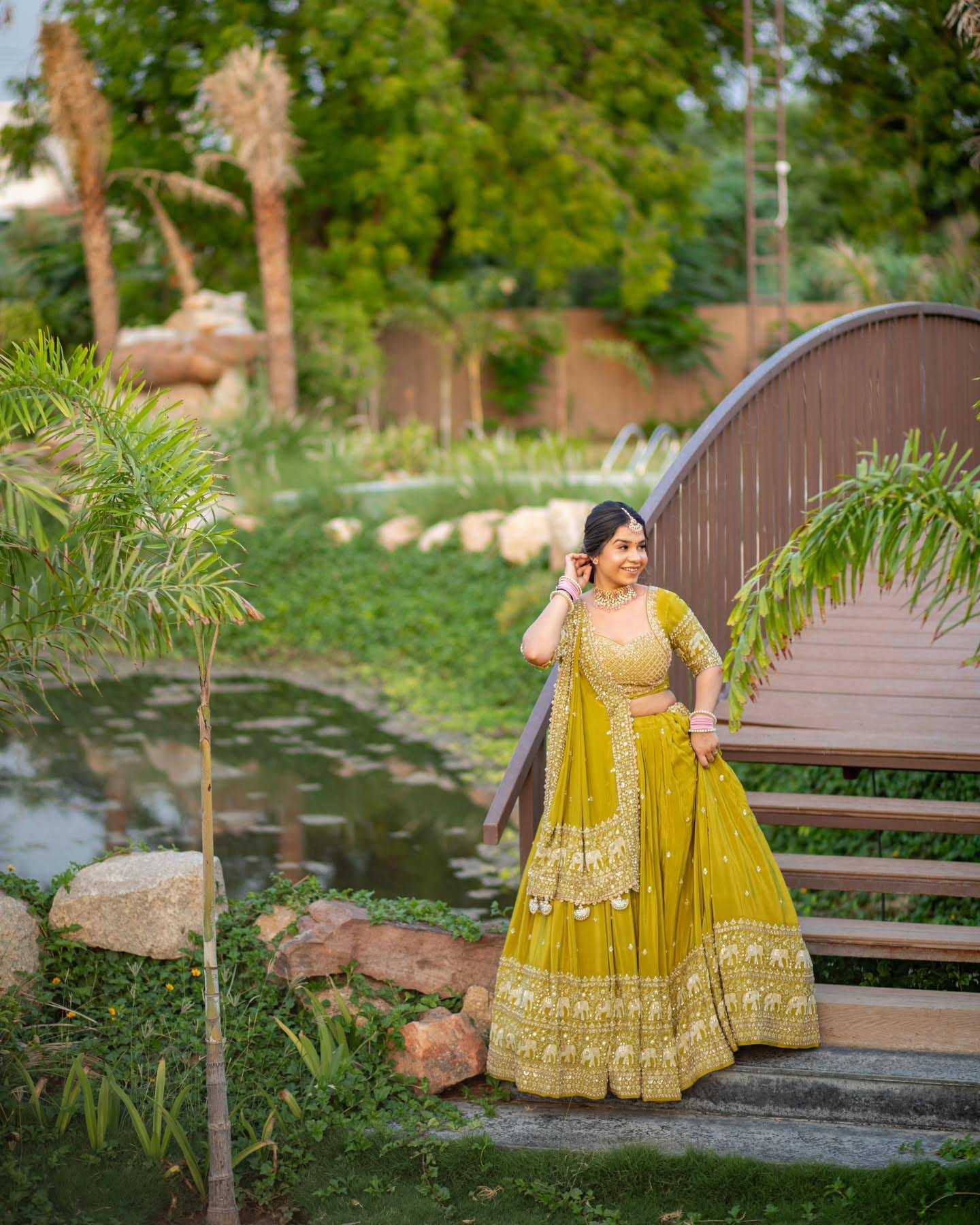Ynf Georgette KESH497 244 Lehengas Wholesale Designer Lehenga Lehenga For Haldi Yellow Lehenga Manufacturer- Kapda Export