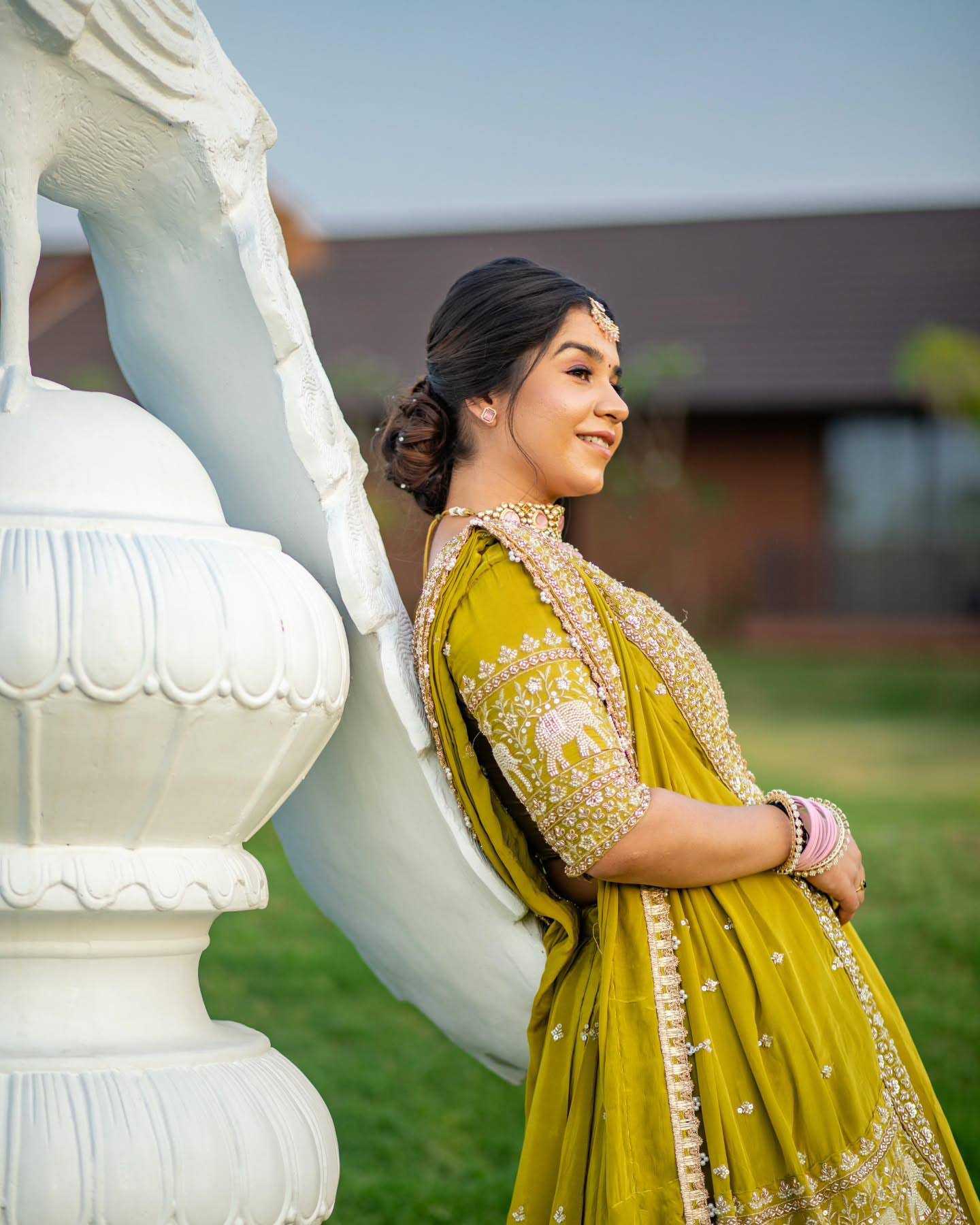 Ynf Georgette KESH497 244 Lehengas Wholesale Designer Lehenga Lehenga For Haldi Yellow Lehenga Manufacturer- Kapda Export