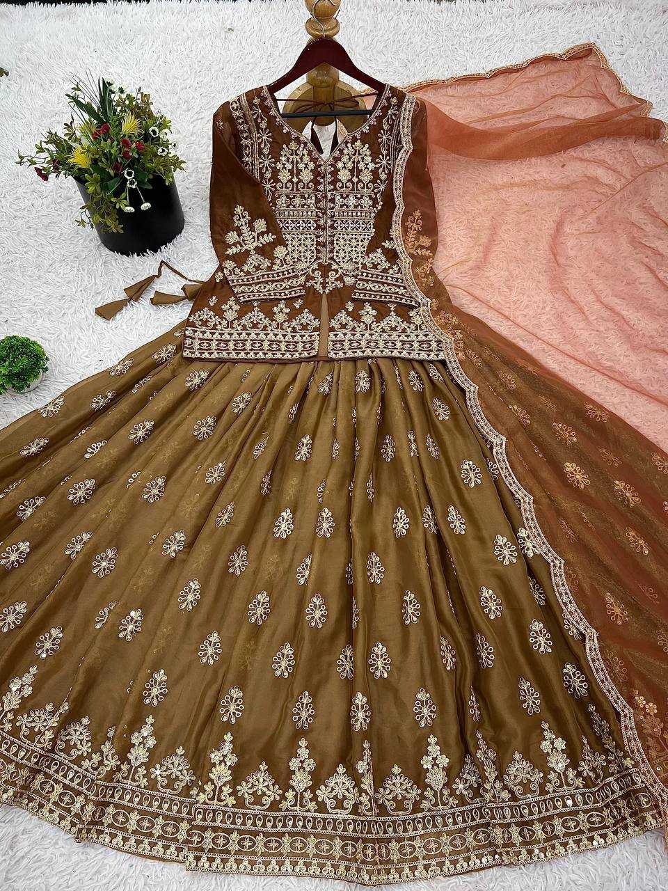 Ynf Georgette KESH499 5166 Lehengas Wedding Collections Wholesale Designer Lehenga Mehendi Outfits Manufacturer- Kapda Export
