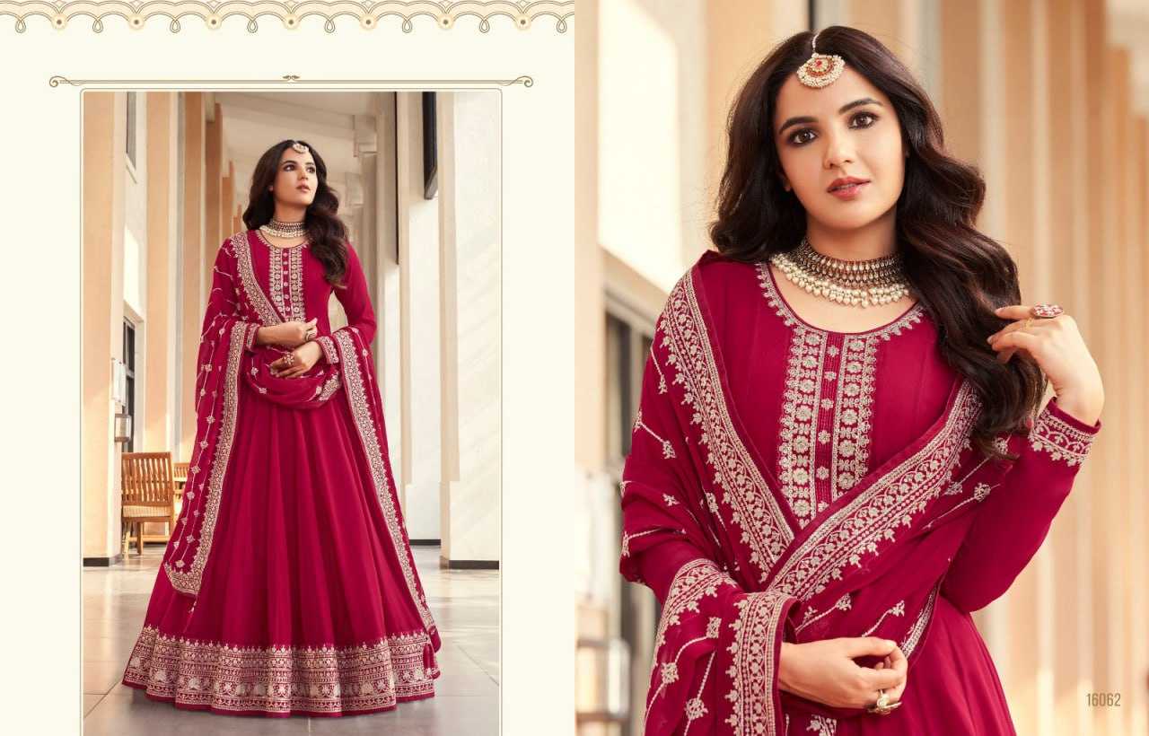 Ynf Georgette KESH504 16061 Gowns Wedding Collections Bollywood Collections Wholesale Embroidery Gowns Georgette Gown Jasmin Bhasin Manufacturer- Kapda Export