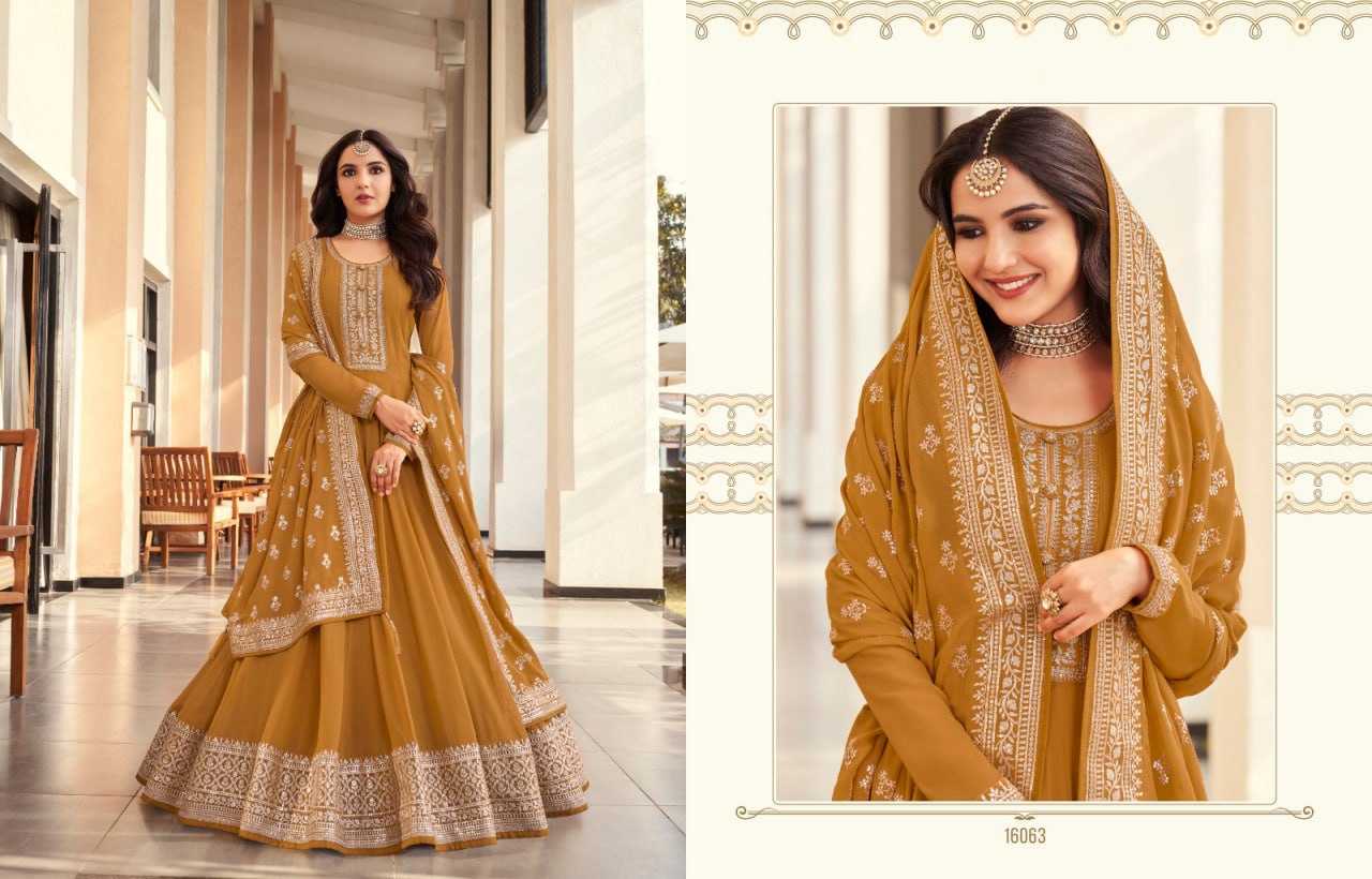 Ynf Georgette KESH504 16061 Gowns Wedding Collections Bollywood Collections Wholesale Embroidery Gowns Georgette Gown Jasmin Bhasin Manufacturer- Kapda Export